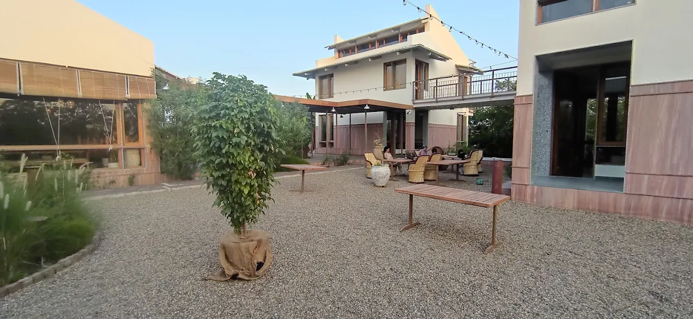 Courtyard by day